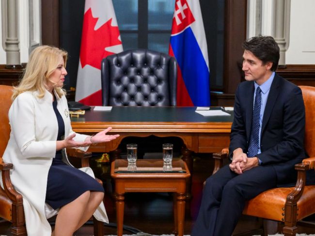 Zuzana Čaputová sa stretla v Ottawe s kanadským premiérom Justinom Trudeauom