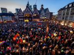 Proti krajnej pravici vo Frankfurte protestovalo asi 20.000 ľudí