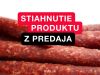 SVS upozorňuje na nebezpečný mäsový výrobok, našli v ňom listérie