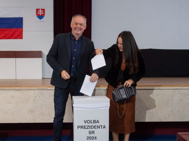 Andrej Kiska vyzval ľudí, aby prišli voliť