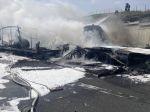 Požiar poškodil vozovku diaľnice D1