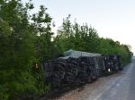 Pre vyťahovanie kamiónu bude dočasne uzavretá cesta v okrese Trebišov