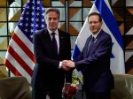 Blinken sa stretáva s izraelským prezidentom pri presadzovaní prímeria v Gaze
