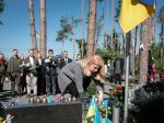 Prezidentka si uctila pamiatku obrancov Kyjeva