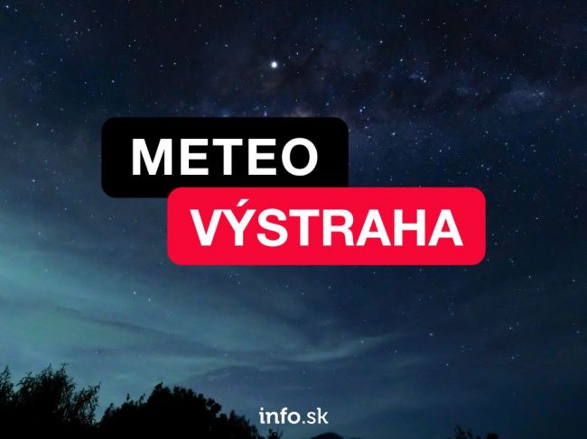 Pre túto noc vydali výstrahu, pred týmto varujú meteorológovia 