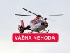 Pri vážnej nehode zasahoval vrtuľník, príčinou bolo nedanie prednosti