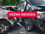Nehoda motorových vozidiel pri Vranove nad Topľou sa skončila tragicky