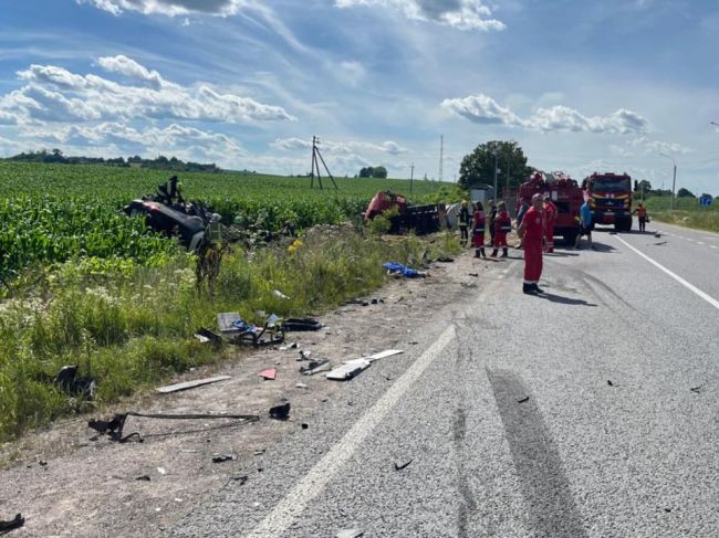 Pri dopravnej nehode nákladného auta s minibusom zahynulo 14 ľudí