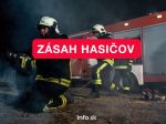 Pri požiari rodinného domu zasahuje 16 hasičov