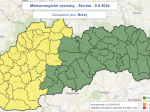 Na západnom i časti stredného Slovenska sa môžu vyskytnúť búrky