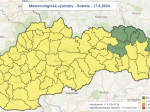 Na Slovensku treba počítať s búrkami i vysokými teplotami