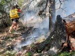 Horskí záchranári pomáhali pri hasení požiaru v Slovenskom raji