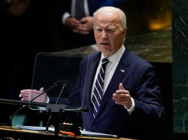 Biden na pôde OSN vyzval na podporu Ukrajiny