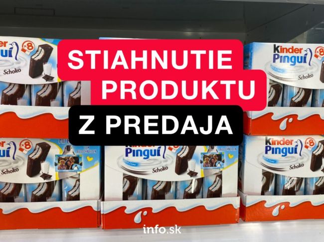 Obchodné reťazce sťahujú z predaja výrobky Kinder