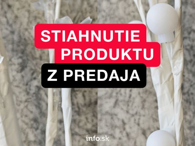 SOI varuje pred dvomi výrobkami: Nepoužívajte ich, radí