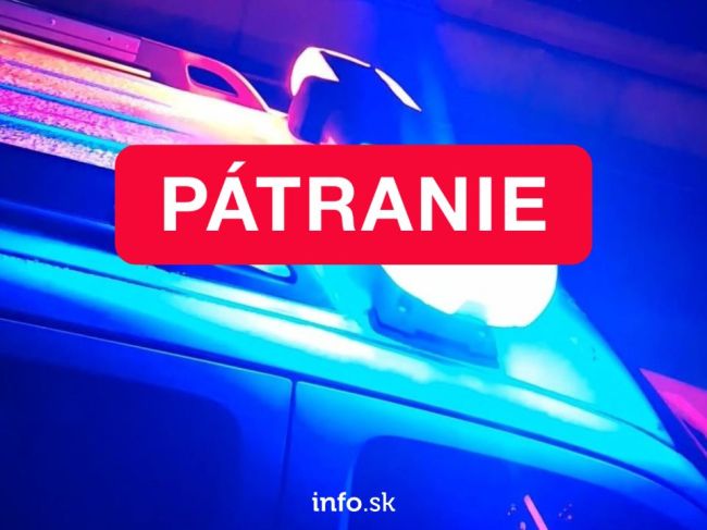 Polícia pátra po Františkovi, nezvestný je od štvrtka