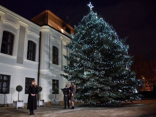 Nádvorie Prezidentského paláca bude zdobiť 12-metrový smrek