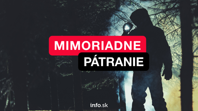 Mimoriadne pátranie: Stratil sa 14-ročný chlapec
