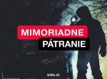 Mimoriadne pátranie: Stratil sa 14-ročný chlapec