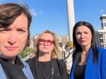 Tri poslankyne PS boli na Ukrajine, Slovensko chcú vidieť v koalícii za ukrajinské deti