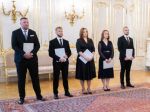Prezident vymenoval v stredu päť nových sudcov všeobecných súdov
