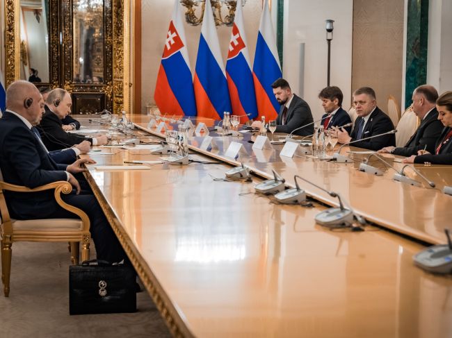 Robert Fico rokoval v Moskve s prezidentom Ruskej federácie Vladimirom Putinom