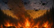 Ukrajinské údery dronmi otriasli Ruskom, zasiahnutých bolo 40 jadrových bombardérov